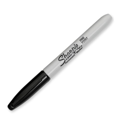 Sharpie Fine Marker Black (Single) S0810930