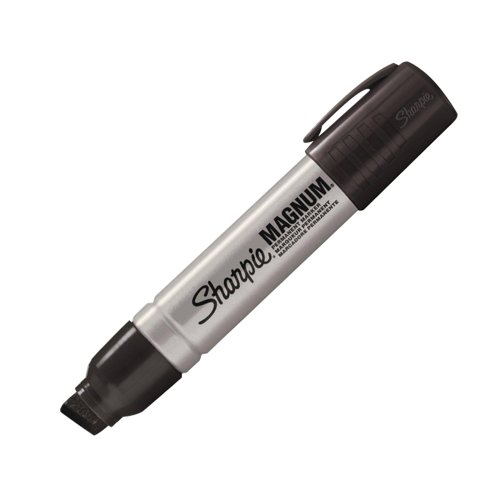 Sharpie Pro Magnum Permanent Marker Chisel Tip Black (Single) S0949850