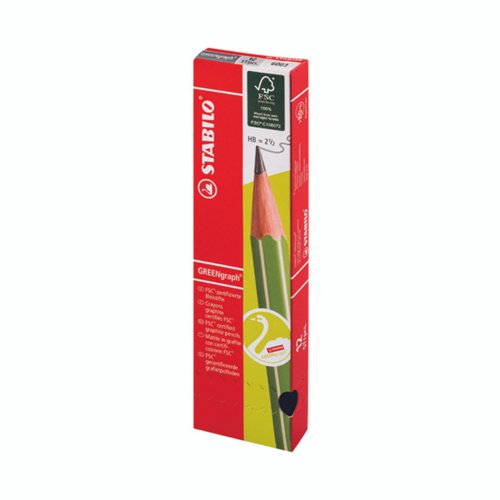 STABILO GREENgraph FSC HB Graphite Pencils (Pack 12) 6003/HB