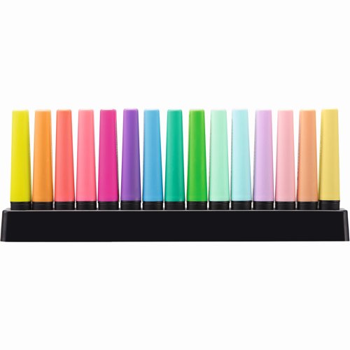 STABILO BOSS ORIGINAL Highlighter Deskset Assorted Colours (Pack 15) 7015-01-5