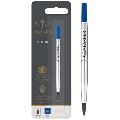 Parker Quink Rollerball Pen Refill Fine Blue S0881210