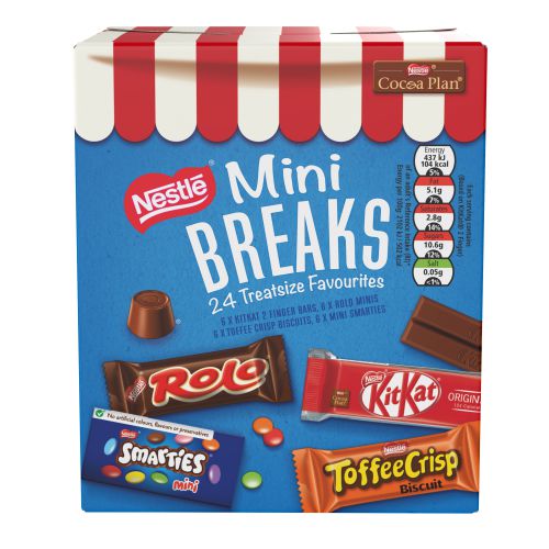 Nestle Mini Break Pack 24 Mixed 416g (Pack 1)