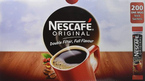 Nescafe Original Instant Coffee Granules Stick Sachets Ref 12348358 [Pack 200]