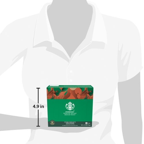 Starbucks Medium Roast Premium Instant Coffee Sachets (Pack of 50) 12604428