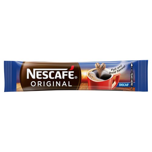 Nescafe Decaffeinated One Cup Sticks Coffee Sachets (Pack of 200) 12315595 - Nestle - NL72758 - McArdle Computer and Office Supplies