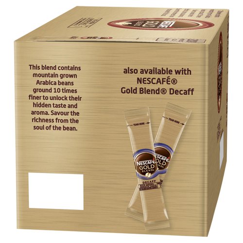 NL72757 Nescafe Gold Blend One Cup Sticks Coffee Sachets (Pack of 200) 12340523