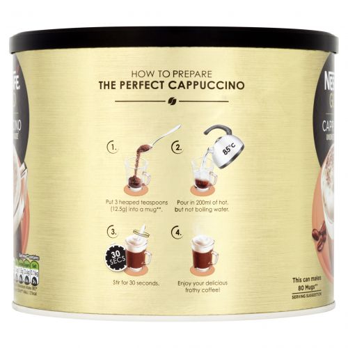 Nescafe Cappuccino 1kg (Makes approx 60 cups) 12314882