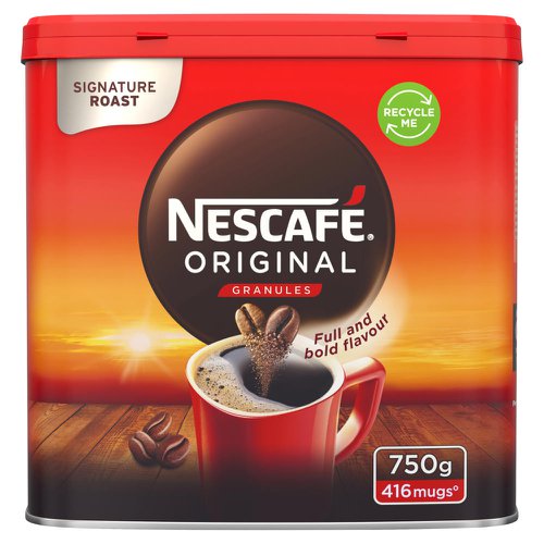 Nescafe Original Instant Coffee 750g (Pack 6) - 12315566x6