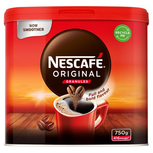 Nescafe Original Instant Coffee Granules Tin 750g 