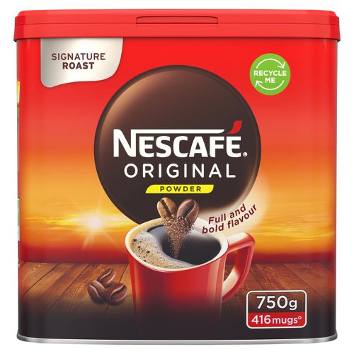 Nescafe Original Coffee Powder 750g tin - PACK (6)