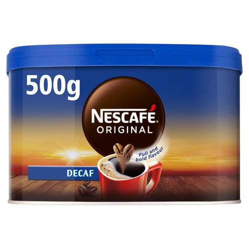 Nescafe Original Decaffeinated Instant Coffee 500g (Sinlge Tin) - 12315569