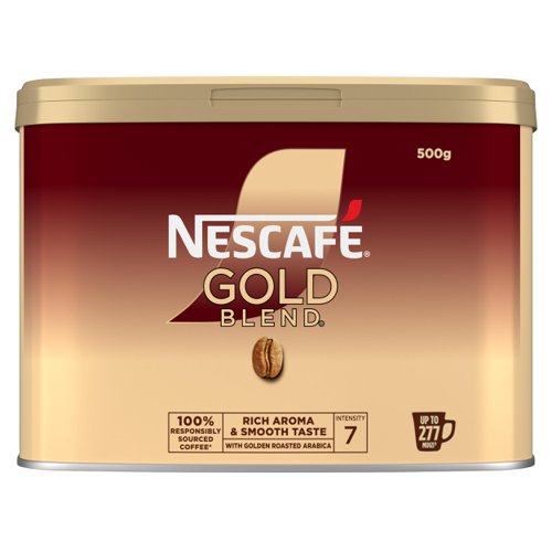 Nescafe Gold Blend Instant Coffee 500g (Single Tin) - 12339246