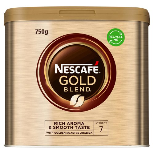 Nescafe Gold Blend Instant Coffee 750g (Pack 6) - 12339209x6 15380NT