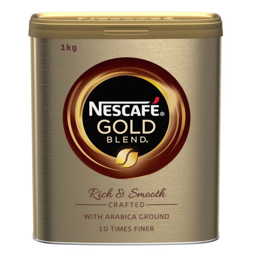 Nescafe Gold Blend Instant Coffee 1kg Tin Ref 12339241