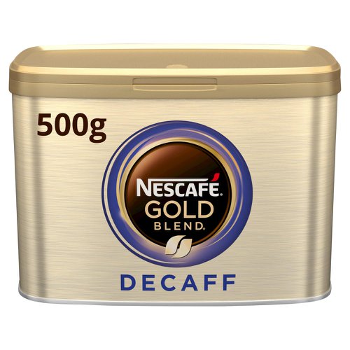 Nescafe Gold Blend Decaffeinated Instant Coffee 500g 12284222 - Nestle - NL82330 - McArdle Computer and Office Supplies