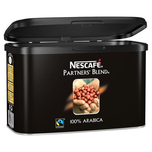 NL47798 Nescafe Fairtrade Partners Blend Coffee 500g Catering Tin 12284226