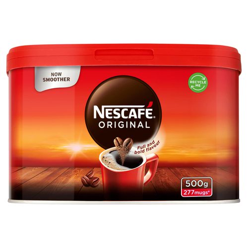 Nescafe Original Instant Coffee Granules Tin 500g 