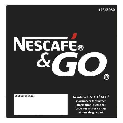 Nescafe & Go White Decaffeinated Coffee (Pack of 8) 12368080