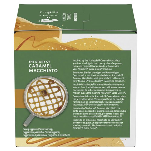 STARBUCKS by Nescafe Dolce Gusto Caramel Macchiato Coffee 12 Capsules (Pack 3) - 12397694