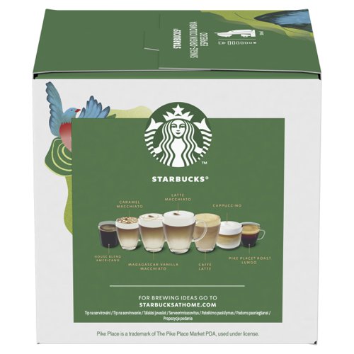 STARBUCKS by Nescafe Dolce Gusto Espresso Colombia Medium Roast Coffee 12 Capsules (Pack 3) - 12397720 Nestle