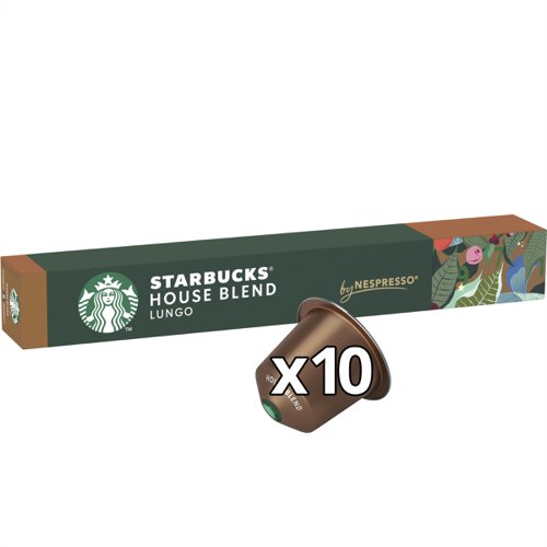 STARBUCKS by Nespresso  House Blend Lungo (Pack 10) - 6220016  61830NE