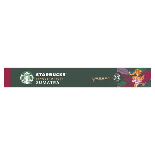 Starbucks Nespresso Sumatra Espresso (Pack of 10) 6220116