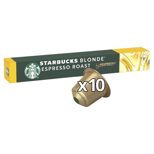 Starbucks Nespresso Blonde Espresso Roast (Pack of 10) 6220716 NL30179