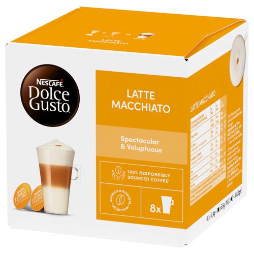 NESCAFE Dolce Gusto Latte Macchiato Capsule (Pack 3x16) 12019858