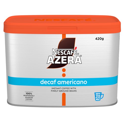 Nescafe Azera Barista Style Decaffeinated Instant Coffee 420g Single Tin - 12495100