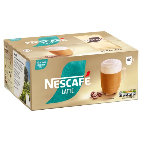 Nescafe Latte Instant Coffee Sachets 1.8g (Pack 40) - 12579323