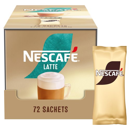 Nescafe Gold Blend Latte Coffee Sachets 72s 6x(12x18g)  - 12596948