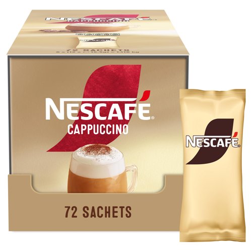 Nescafe Gold Blend Cappuccino Coffee Sachets 72s 6x(12x15.5g) - 12596949