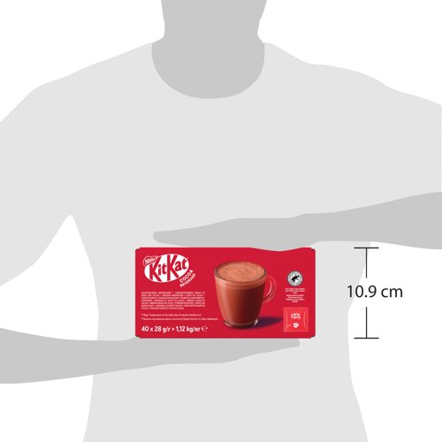 73205NE - Nestle Kit Kat Hot Chocolate Cocoa Beverage 28g Sachets (Pack 40) - 12881908