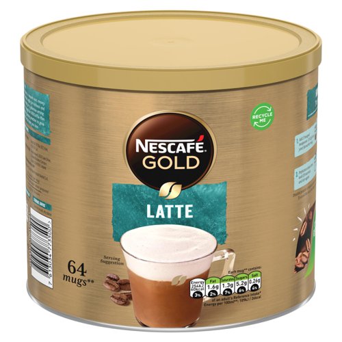 Nescafe Gold Latte Instant Coffee 1Kg (Single Tin) - 12533650