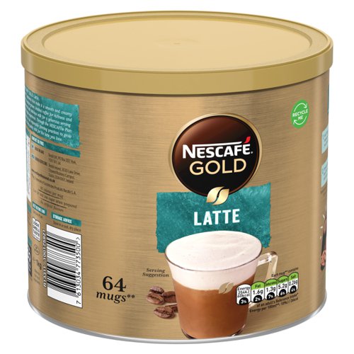 Nescafe Instant Latte Coffee 1Kg Tin 12405011
