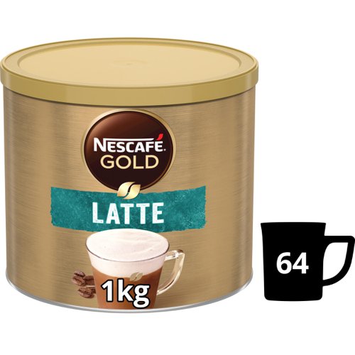 Nescafe Latte Instant Coffee 1Kg (Single Tin) - 12579710