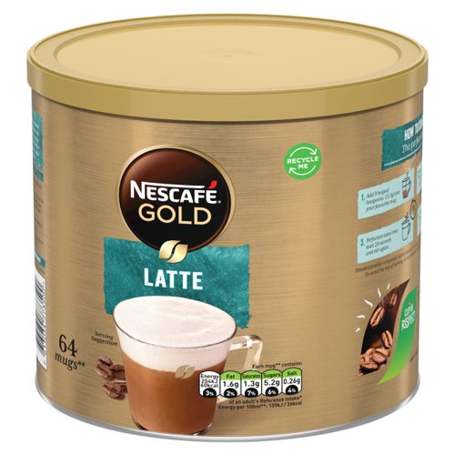 Nescafe Instant Latte Coffee 1Kg Tin 12405011