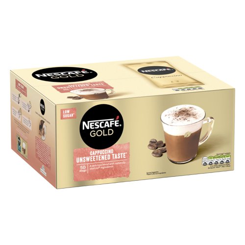 Nescafe Cappuccino Instant Coffee One Cup Sachets Pack 50 Hot Drinks JA1294