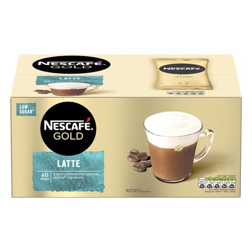 Nescafe Latte Instant Coffee One Cup Sachets Pack 40