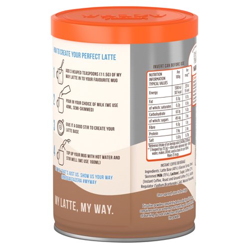 Nescafe Azera My Way Latte Instant Coffee 149.5g (Single Tin) 12463563
