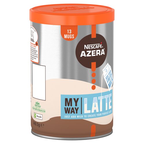 Nescafe Azera My Way Latte Instant Coffee 149.5g (Single Tin) 12463563