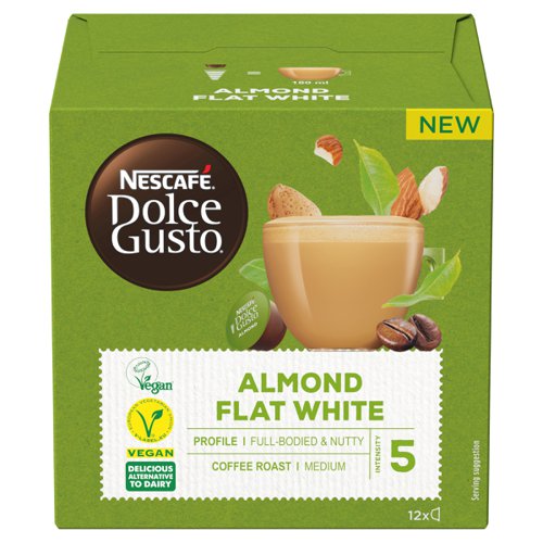 Dolce Gusto Almond Flat White 12's