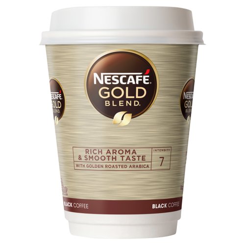 Nescafe and Go Gold Blend Black Coffee (Pack of 8) 12495375