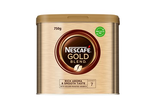 Nescafe Gold Blend Instant Coffee 750g (Single Tin) - 12339209