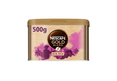 Nescafe Alta Rica Instant Coffee Tin 500g  802018 Buy online at Office 5Star or contact us Tel 01594 810081 for assistance