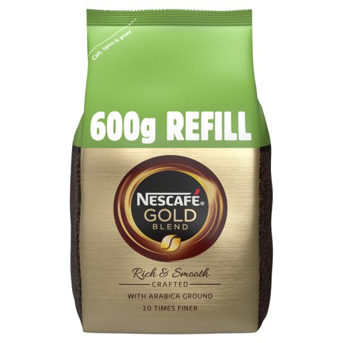 Nescafe Gold Blend Instant Coffee Refill Pack 600g 