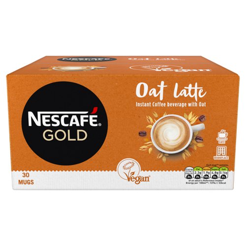 Nescafe Gold Oat Latte Instant Coffee Sachets 16g (Pack 30) - 12429920