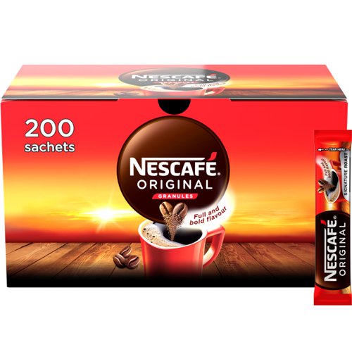Buy Nescafe Original Instant Coffee Sticks 1.8g (Pack 200) 12348358