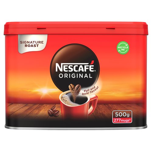 Nescafe Original Instant Coffee Granules Tin 500g 