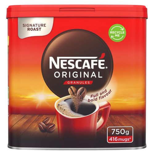 Nescafe Original Instant Coffee 750g (Single Tin) - 12315566